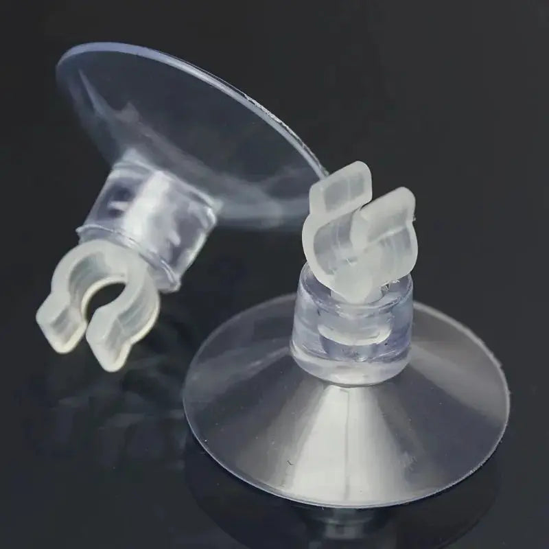 Rubber Aquarium Suction Cup Holders For Air Hoses And Oxygen Tubes 5 Or 10 Pack Durable PVC