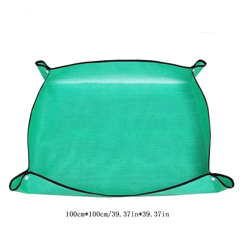 50x50 Cm Flower Pots Transplanting Mats Gardening Planting Mat PE Plant Repotting Mat Foldable Waterproof Gardening Pad