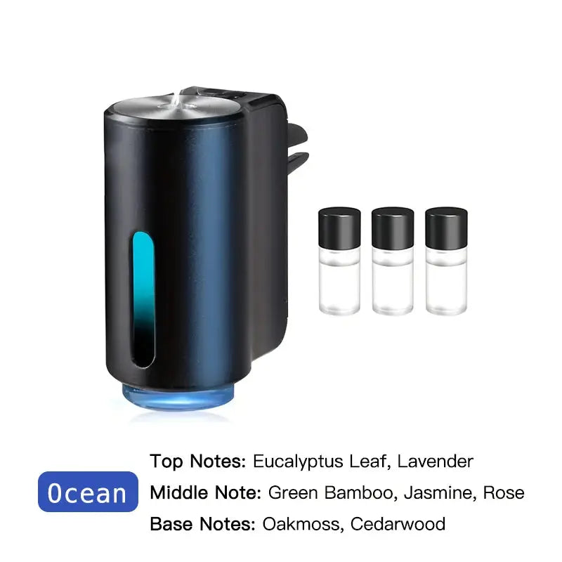 Car Diffuser Purifier Humidifier AI Aromatherapy Ionizer Freshener Essential Oil Diffuser For Vehicles