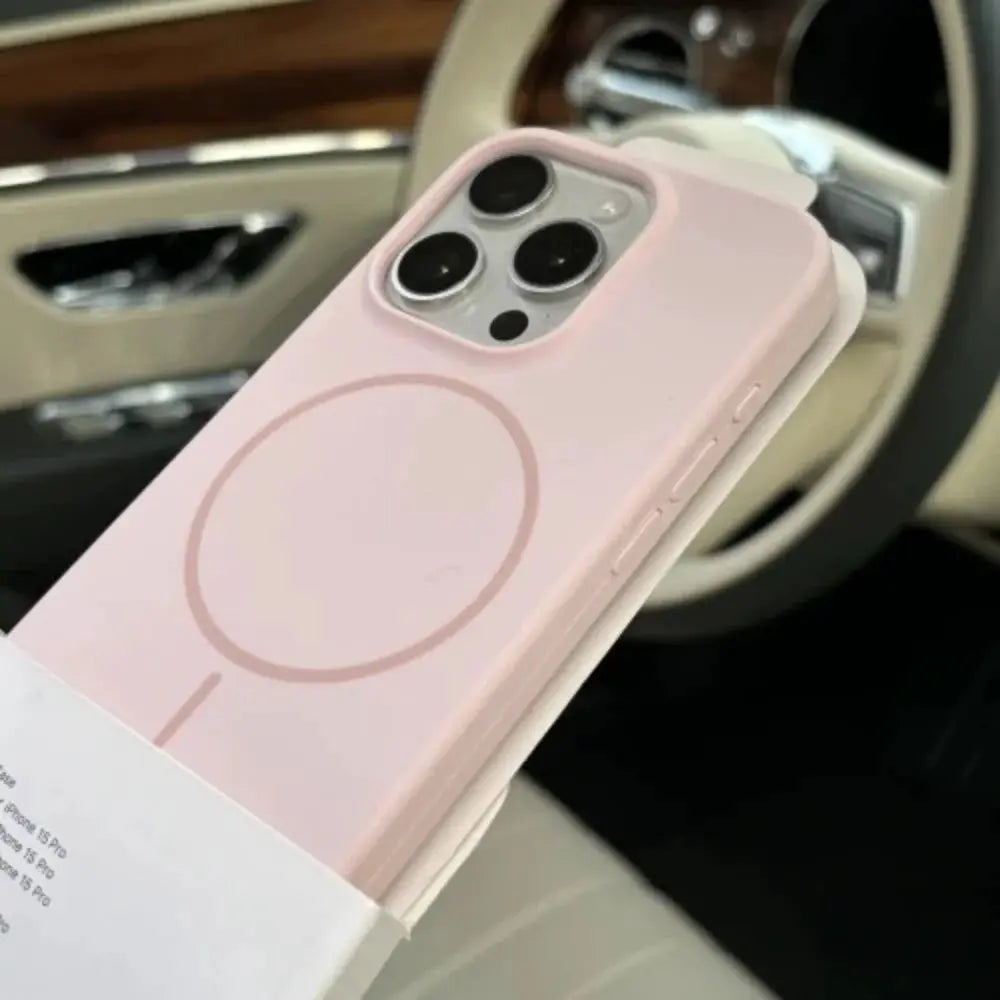 LuxGuard Luxury Liquid Silicone Case for iPhone 16 Series MagSafe Shockproof Protection