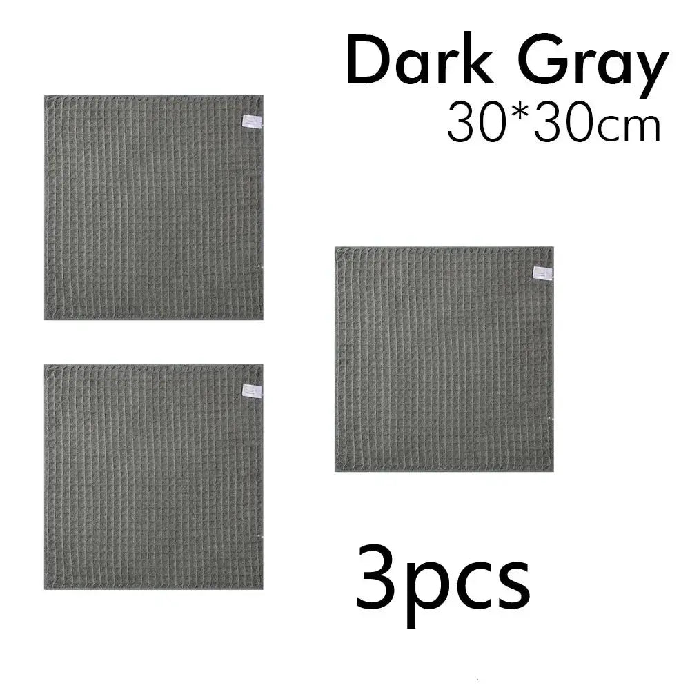 Simples Market dark gray barista cleaning towel, 30*30 cm, 3 pcs