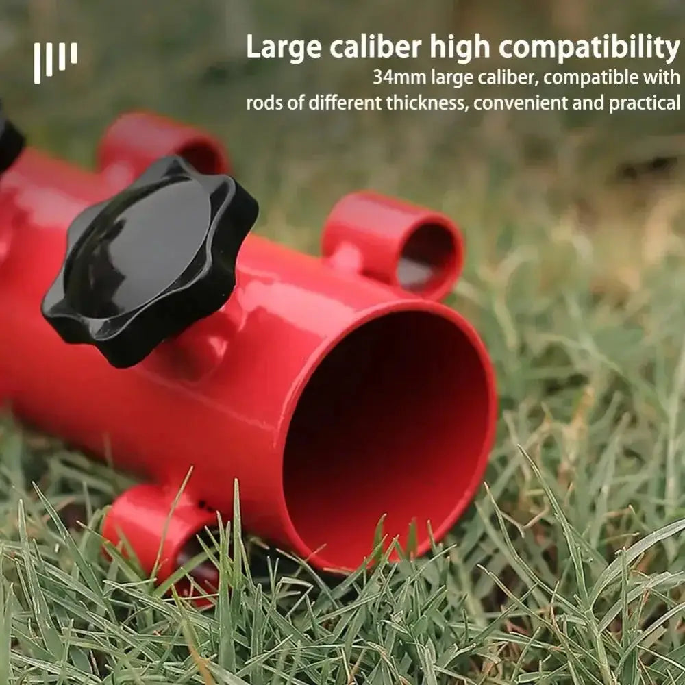 Colorful Ground Holder For Awnings And Tents Windproof Adjustable Steel Pole Support