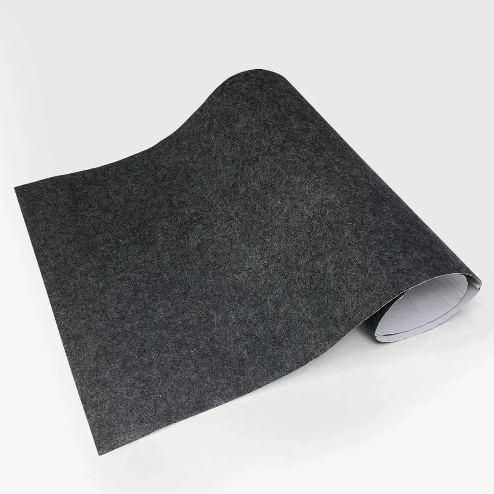 Car lining carpet felt roll by Simples Market, self-adhesive non-woven fabric in dark grey