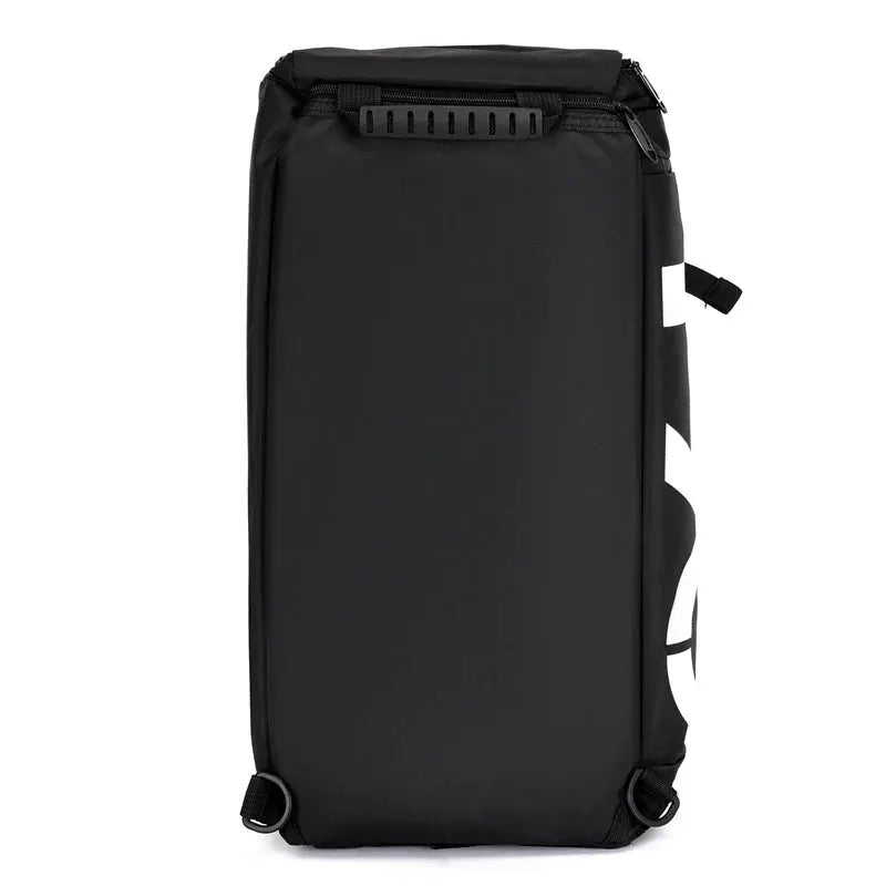 Gym bag by Simples Market, black waterproof ultralight fitness travel backpack for men and women.