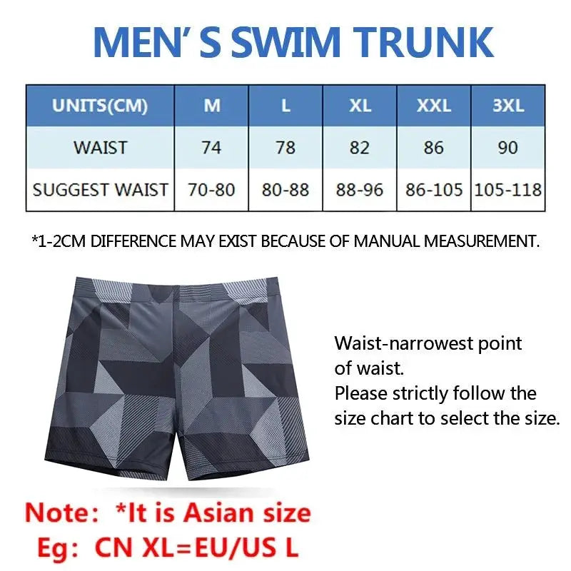 ESCATCH 2023 New Arrivals Mens Swimwear Plus Size Fashion Printed Swimsuit Elastic Trunks With Pad Quick Dry
