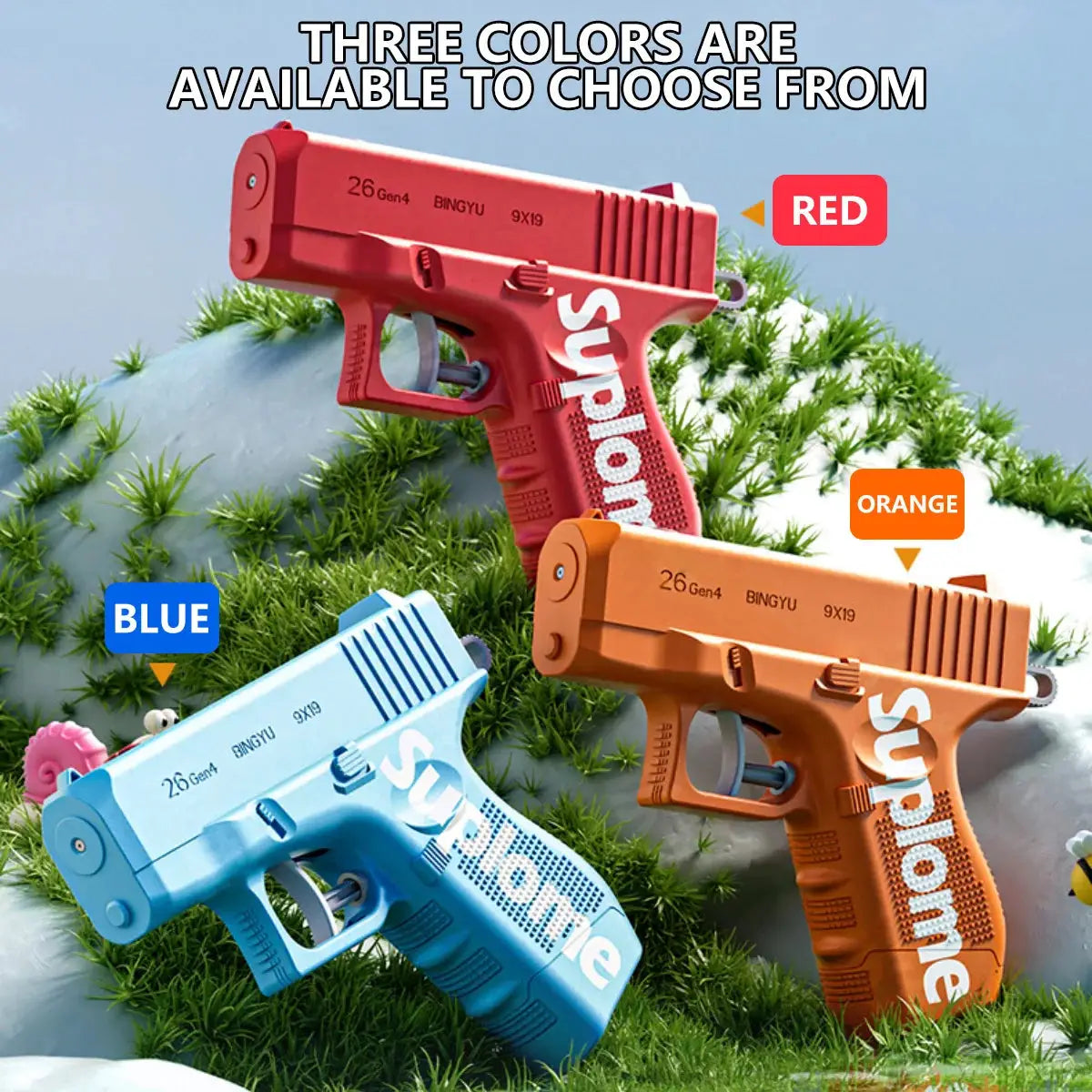 Two Way Handheld Water Gun Toy For Outdoor Summer Play Pool Beach Kids Gift Perfect Mischievous Water Fight