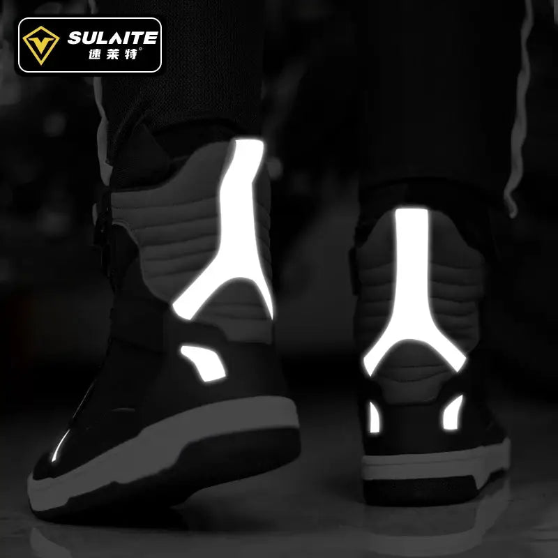 MotoGuard ProRide Breathable Anti Fall Motorcycle Boots For City Street And Track Racing