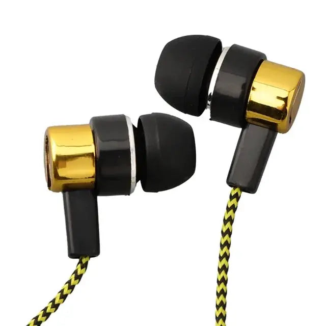 NovaSound 3.5mm In-Ear Wired Headphones With Superb Bass Stereo Sound Noise Isolation And Comfortable Fit