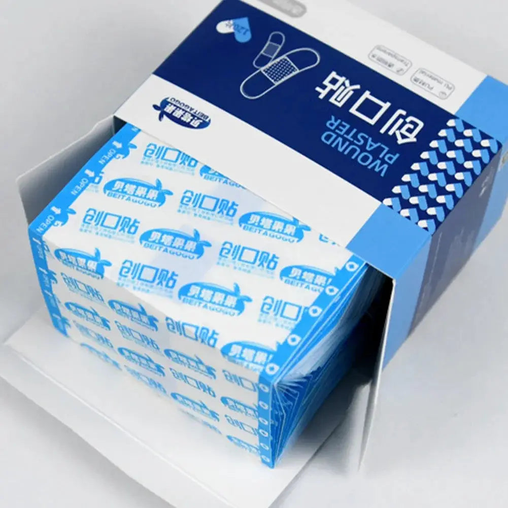 Simples Market wound plaster pack, 50/120 pcs, waterproof transparent adhesive bandages for travel first-aid kit.