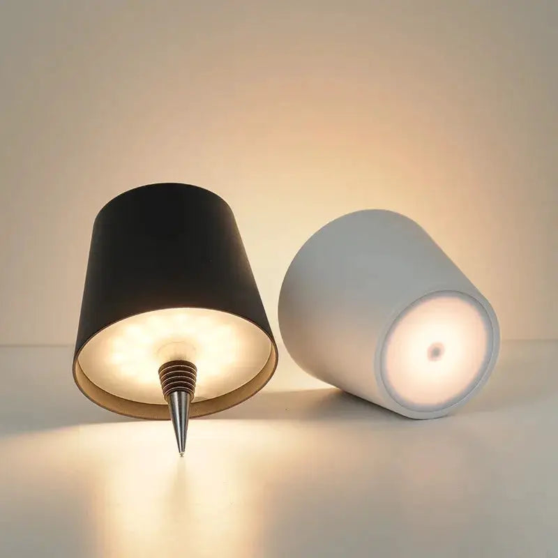 USB Charge Bottle Table Lamp With Touch Control Three Color Temperatures And Stepless Dimming For Wine Bottles And Desk