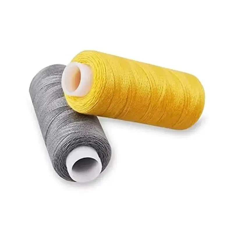24 Color 100 Percent Polyester Sewing Thread Set For Machine And Hand Embroidery About 40 Meters Per Roll