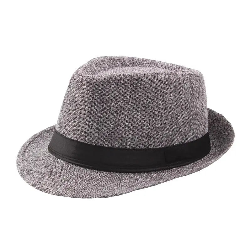 Unisex Wide Brim Straw Hat For Men And Women Summer Jazz Sun Cap Panama Fedora Outdoor Casual