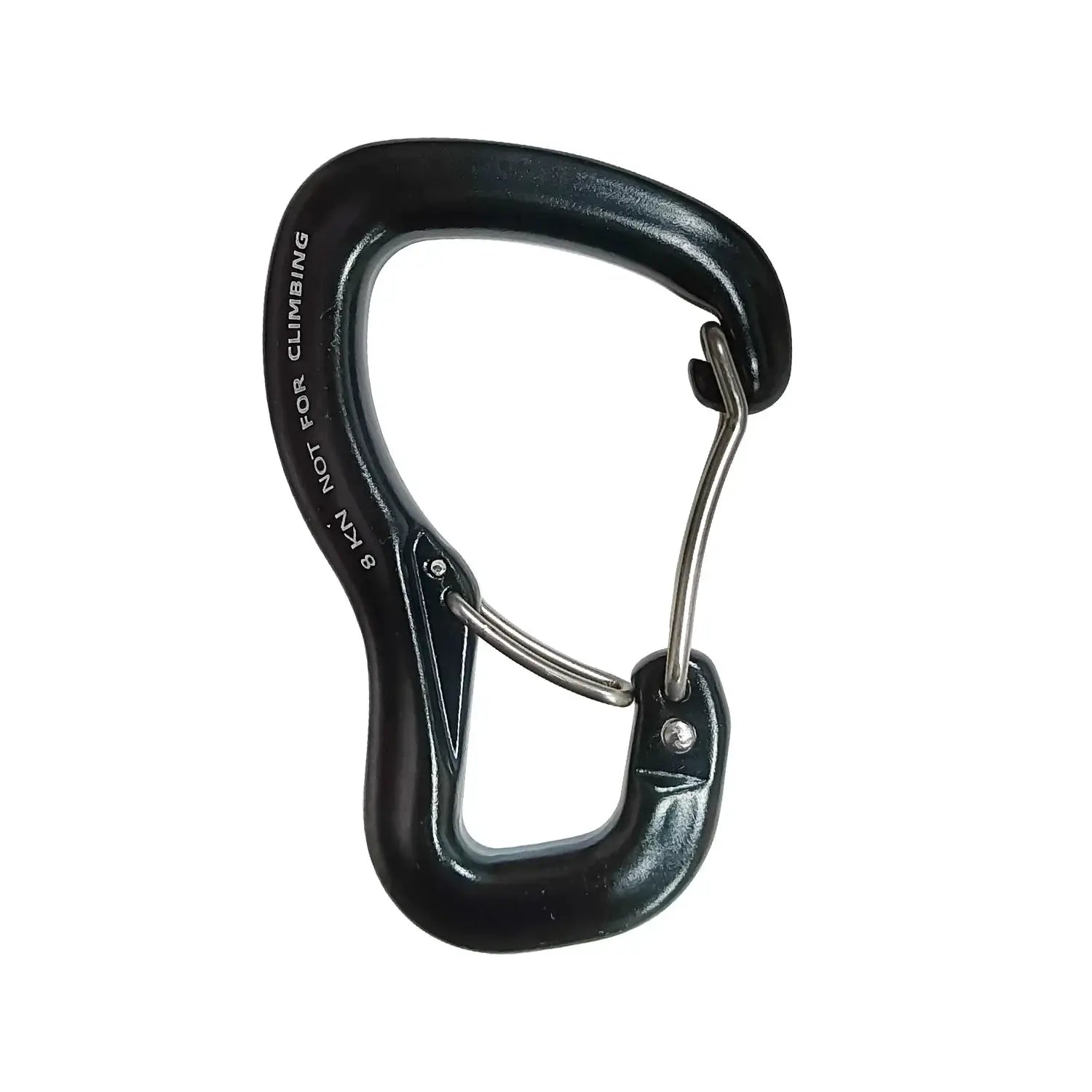 Simples Market outdoor hammock buckle; black aluminum alloy double locking hanging buckle with steel pin