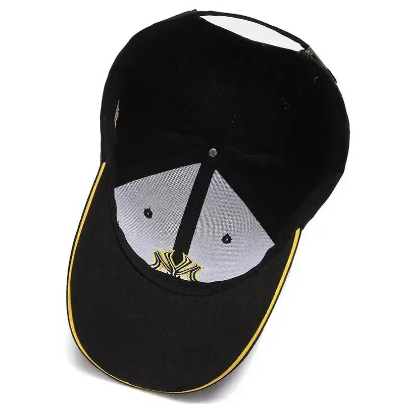 Unisex Casual Baseball Cap With Letter Embroidery Hip Hop Style Adjustable Sunscreen Hat For Spring And Autumn Outdoor