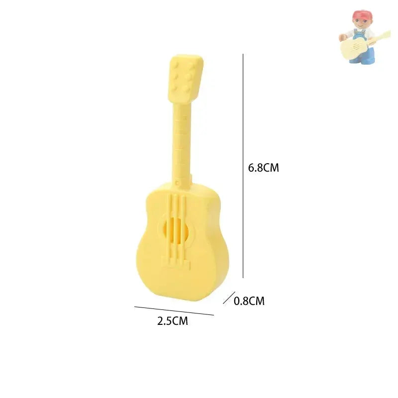 Big Building Blocks Play House Furniture Accessories Indoor Bed Compatible Large Bricks Assemble Toys For Kids Gift