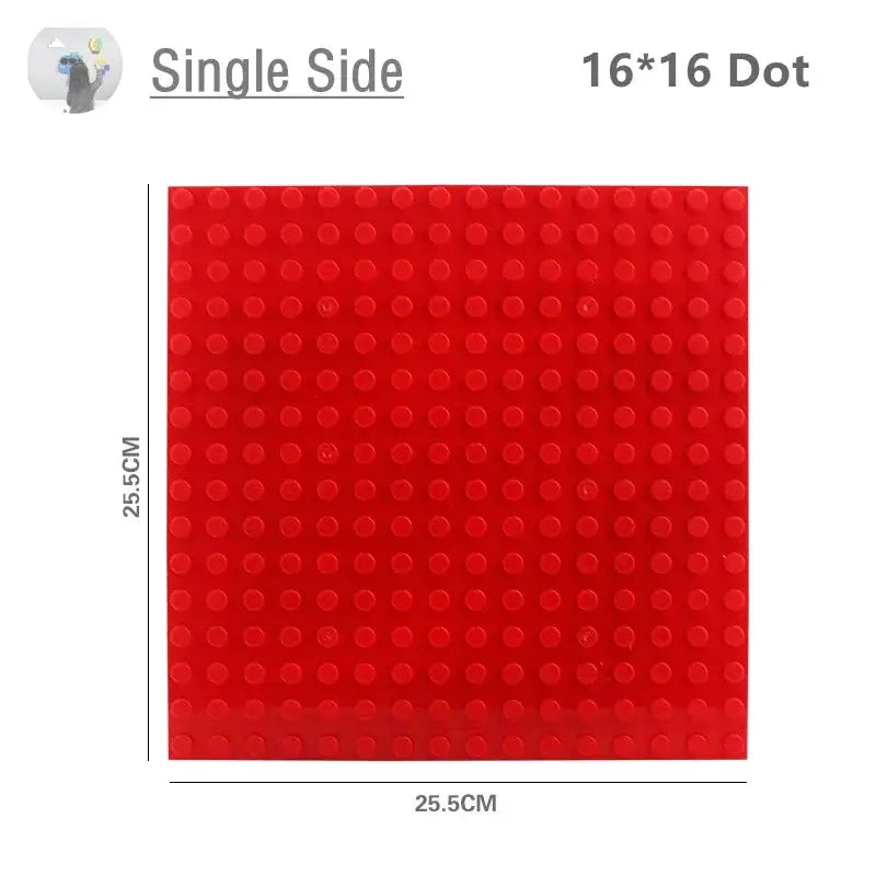 9 Sizes Big Building Plastic Blocks Base Plates Compatible With Large Bricks And Assembly Figures For Kids Toys