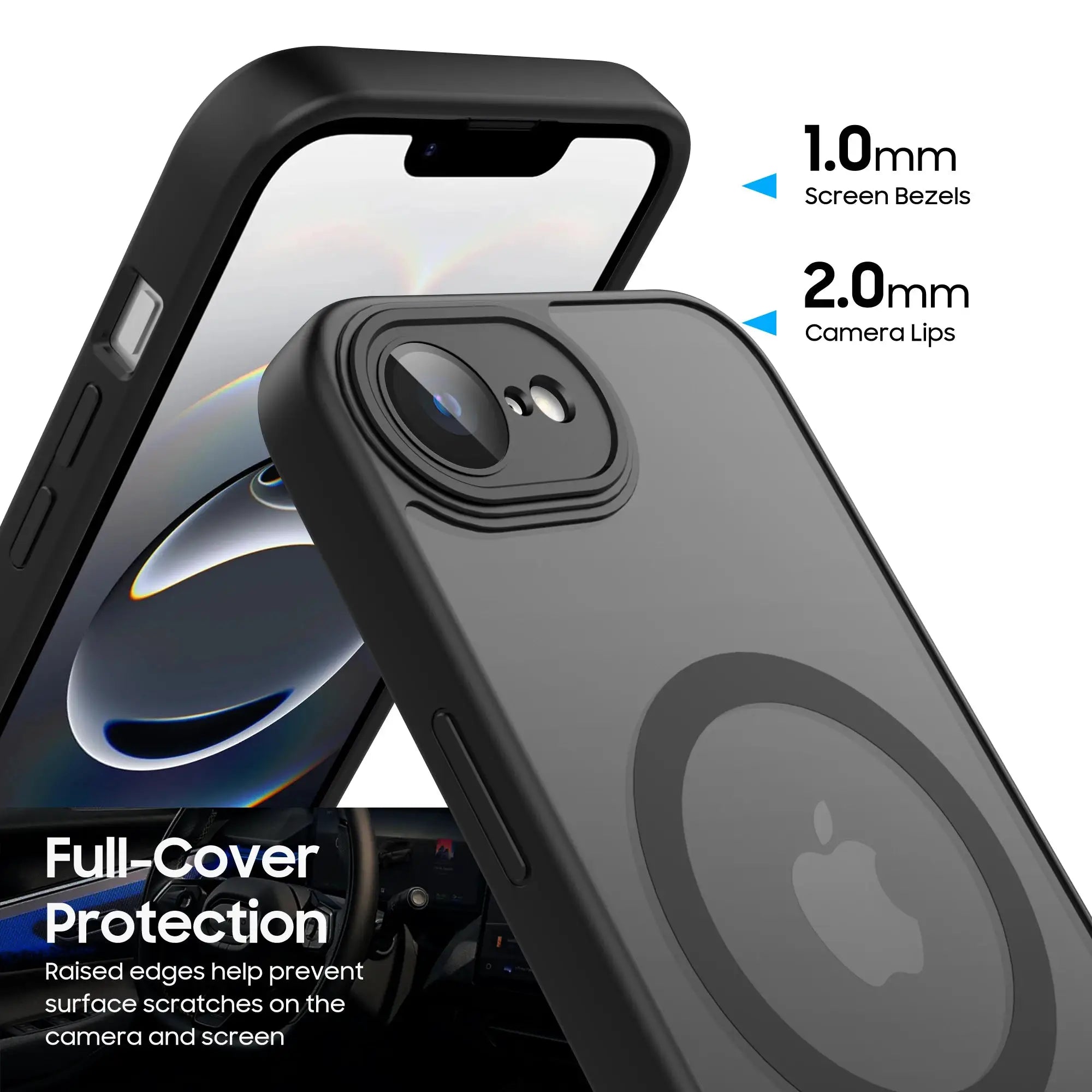 LuxShield Luxury Matte Magnetic Translucent Case For iPhone 16e And 17e Shockproof MagSafe Wireless Charging Cover