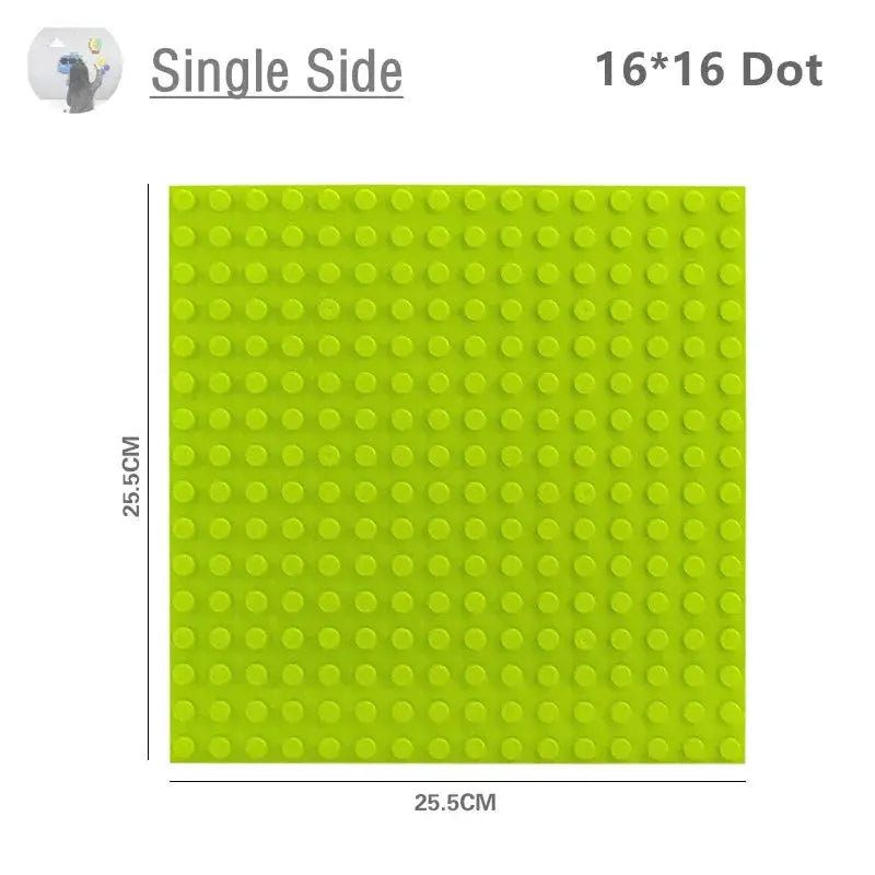 9 Sizes Big Building Plastic Blocks Base Plates Compatible With Large Bricks And Assembly Figures For Kids Toys