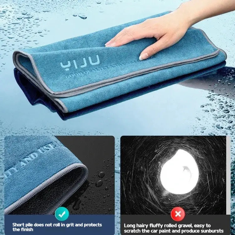 NovaLux Microfiber Car Wash Towel 75x35cm Lint Free Ultra Soft Drying Cloth For Car Detailing
