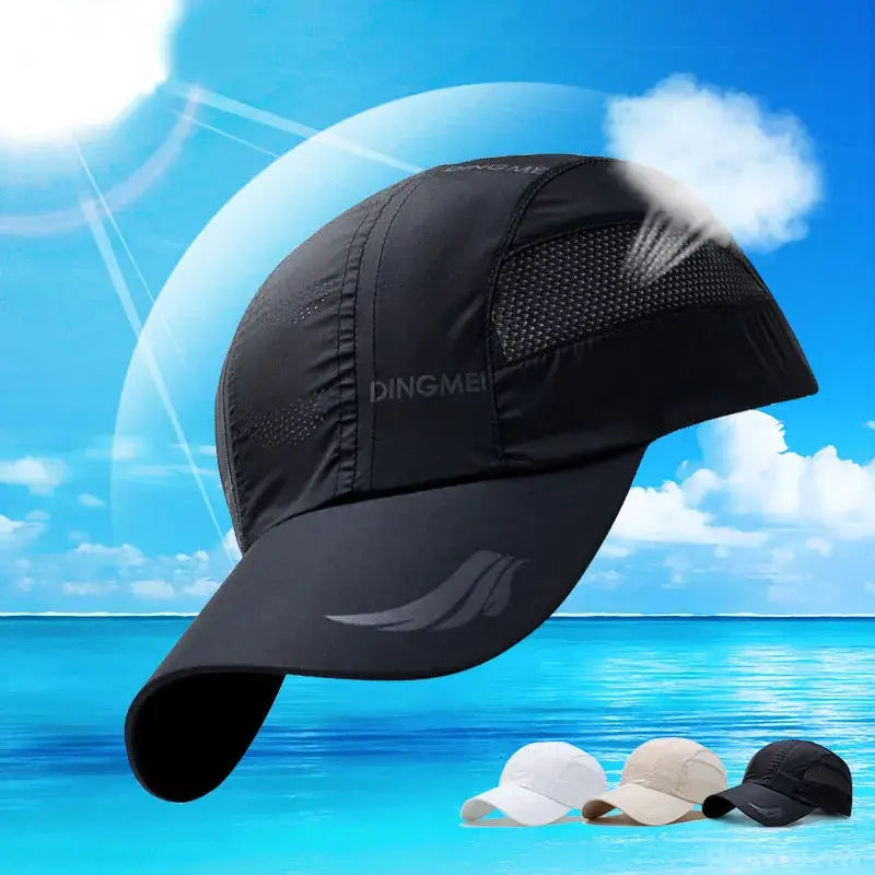 Unisex 2024 Quick Dry Bone Mesh Baseball Cap Snapback Adjustable For Running Golf Sports Canada