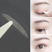 240 Pcs Double Fold Eyelid Tape Stickers Lace Clear Beige Self Adhesive Natural Eye Makeup Kit With Tool