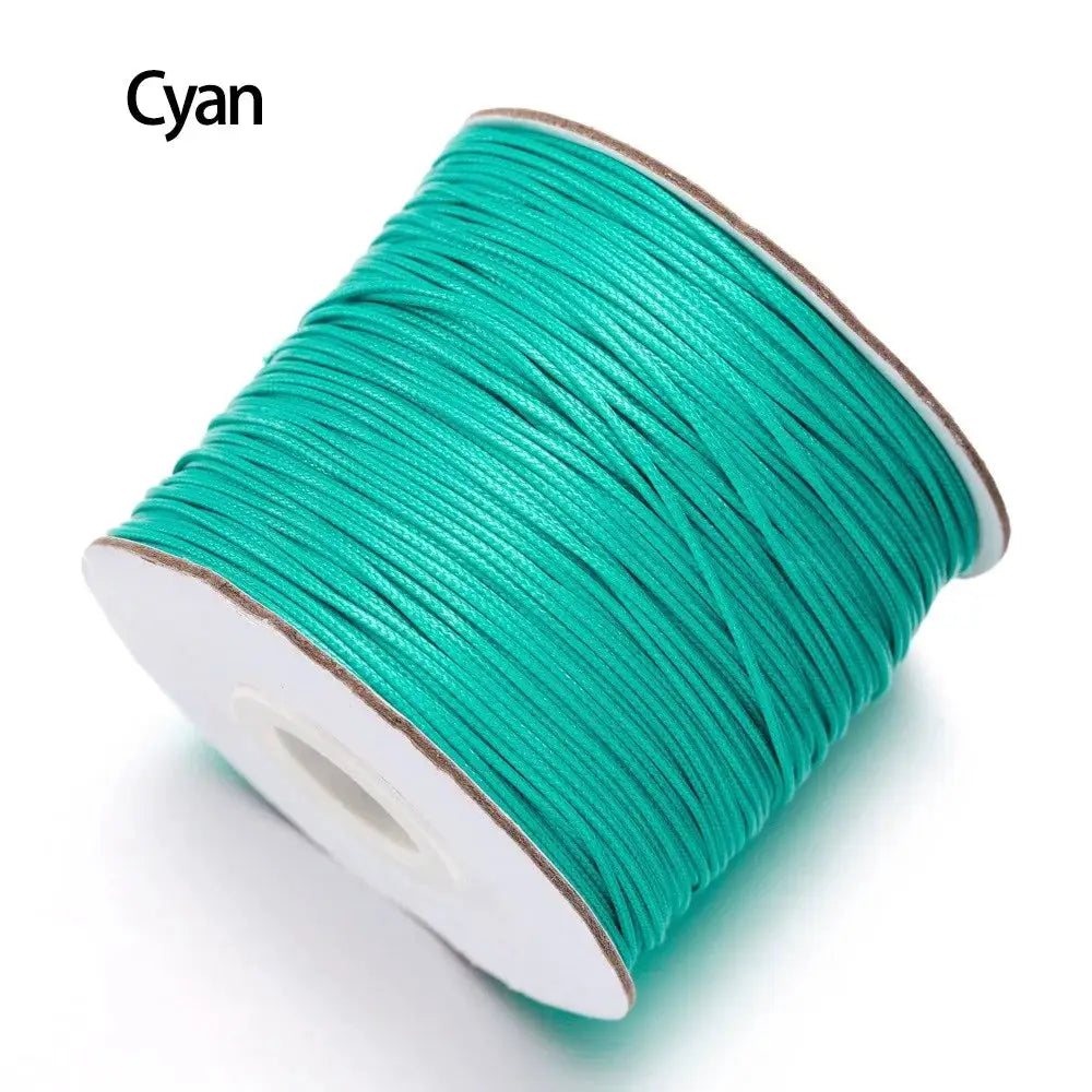 Korean Waxed Cotton Cord 10m Lot Waxed Thread String For DIY Jewelry Making Beads Necklace And Bracelet