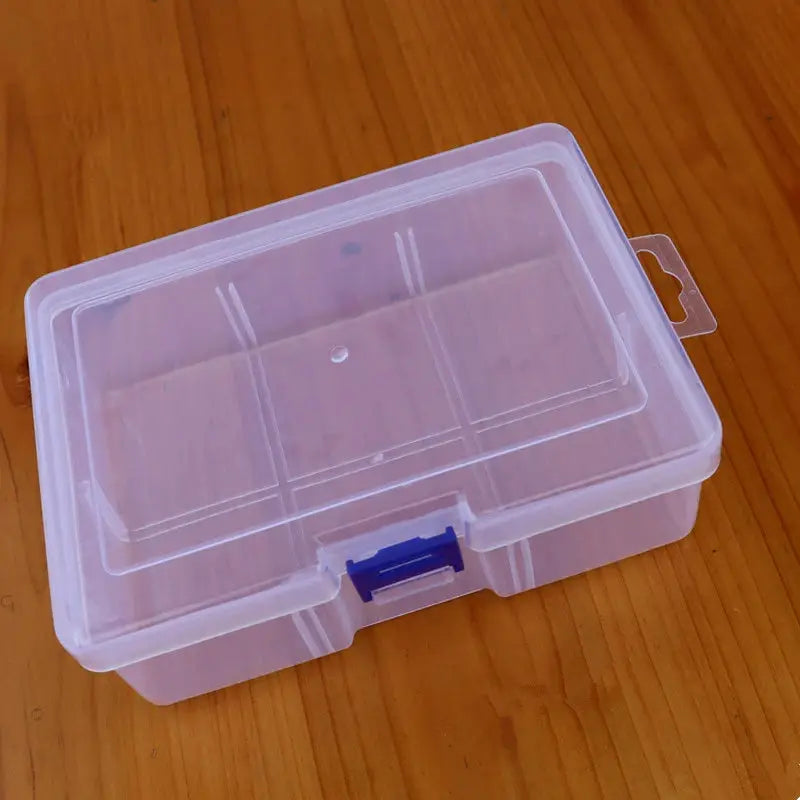 Transparent Plastic Storage Boxes For Jewelry Hardware Accessories Small Clear Organizer Case For Beads Clasps Findings