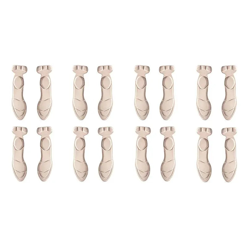 Memory foam insoles for women's high-heel shoes, beige, anti-slip, breathable, 12 insoles