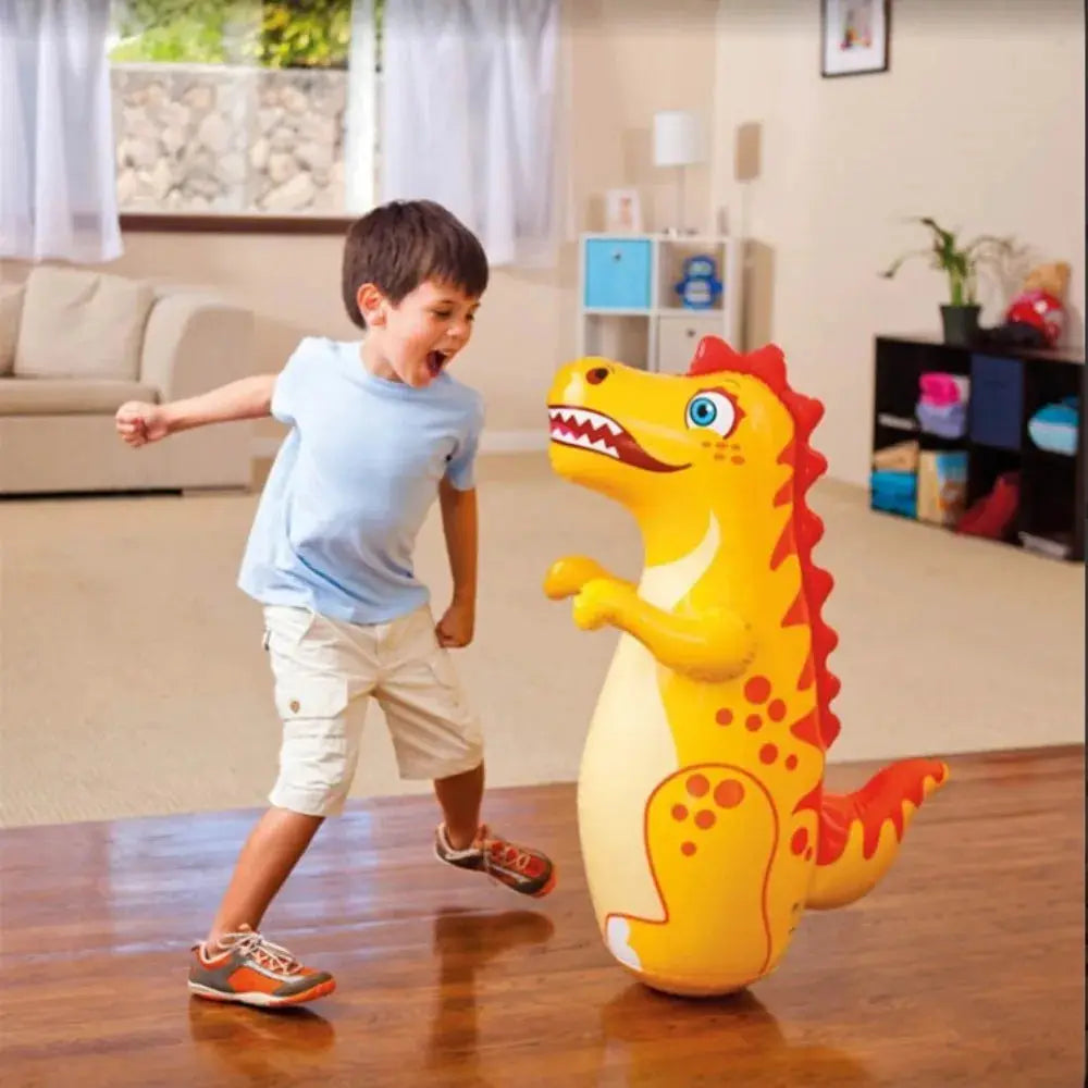 Gowinbaby Kids Inflatable Standing Punching Boxing Bag Tumbler For Stress Relief Outdoor Training