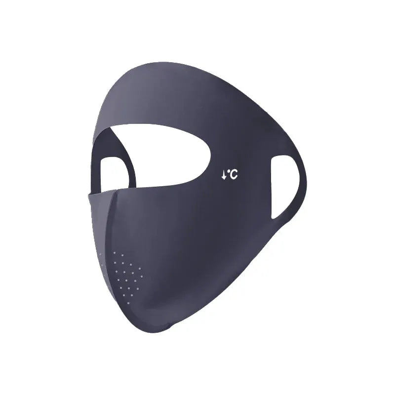 Summer Full Face Mask Sun Protection For Men And Women Unisex Outdoor Travel Ice Sense Breathable Elastic Facekini