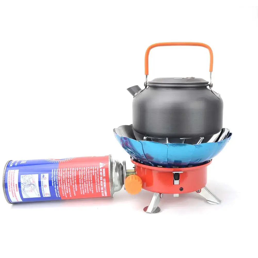 2800W Windproof Portable Outdoor Gas Stove For Camping Hiking Picnic With Storage Bag Carrying Case