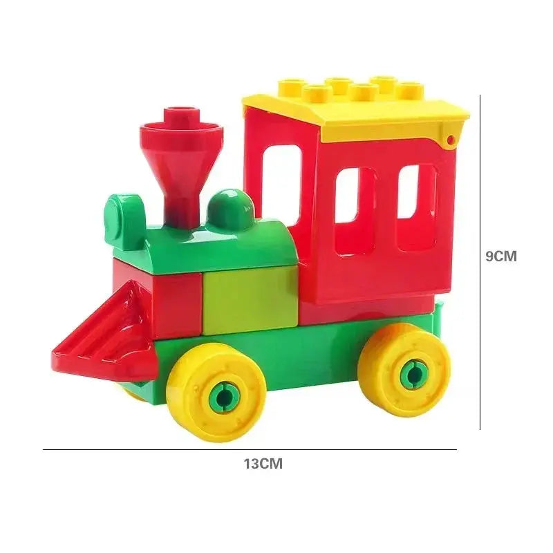 Big Building Blocks Compatible With Large Bricks Road Plates Car Parking Fuel Station Traffic Educational Toys For Kids