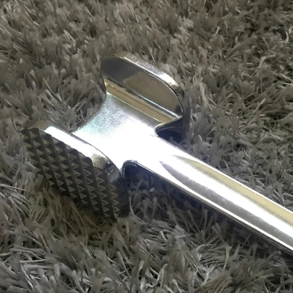 Meat Tenderizer Hammer 19cm Heavy Duty Double Sided Aluminum Alloy Kitchen Mallet