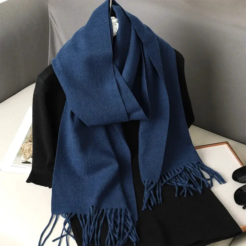 Brand 62 Womens Long Cashmere Blend Winter Scarf Hijab Shawl Wrap For Outdoor Warmth