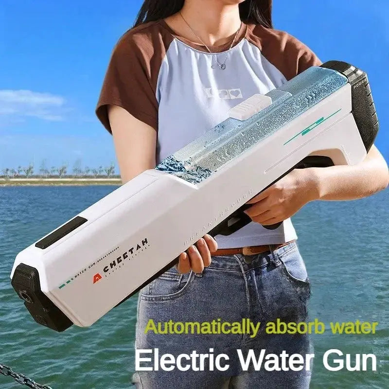Automatic Firing High Pressure Electric Water Gun For Kids Summer Outdoor Pool Fight Games Water Toy Gift