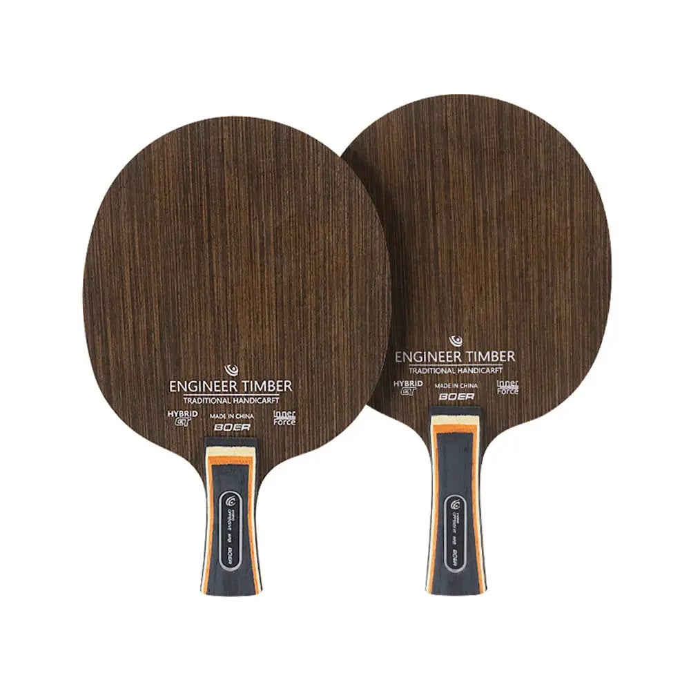 Table Tennis Blade Ebony Dalbergia 5 Ply 6.2mm Ping Pong Paddle With Long Handle