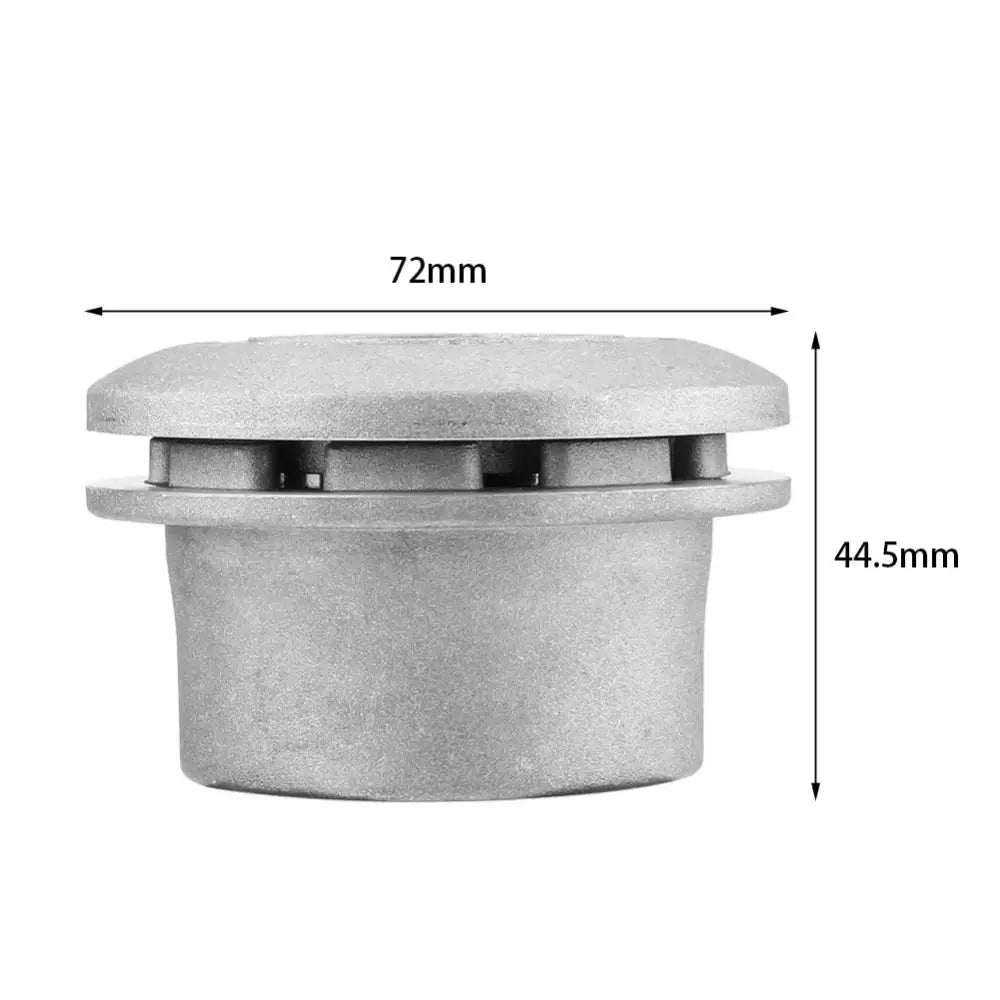 Universal Aluminum Grass Trimmer Head With 4 Lines Nylon Thread For Lawn Mower Silver