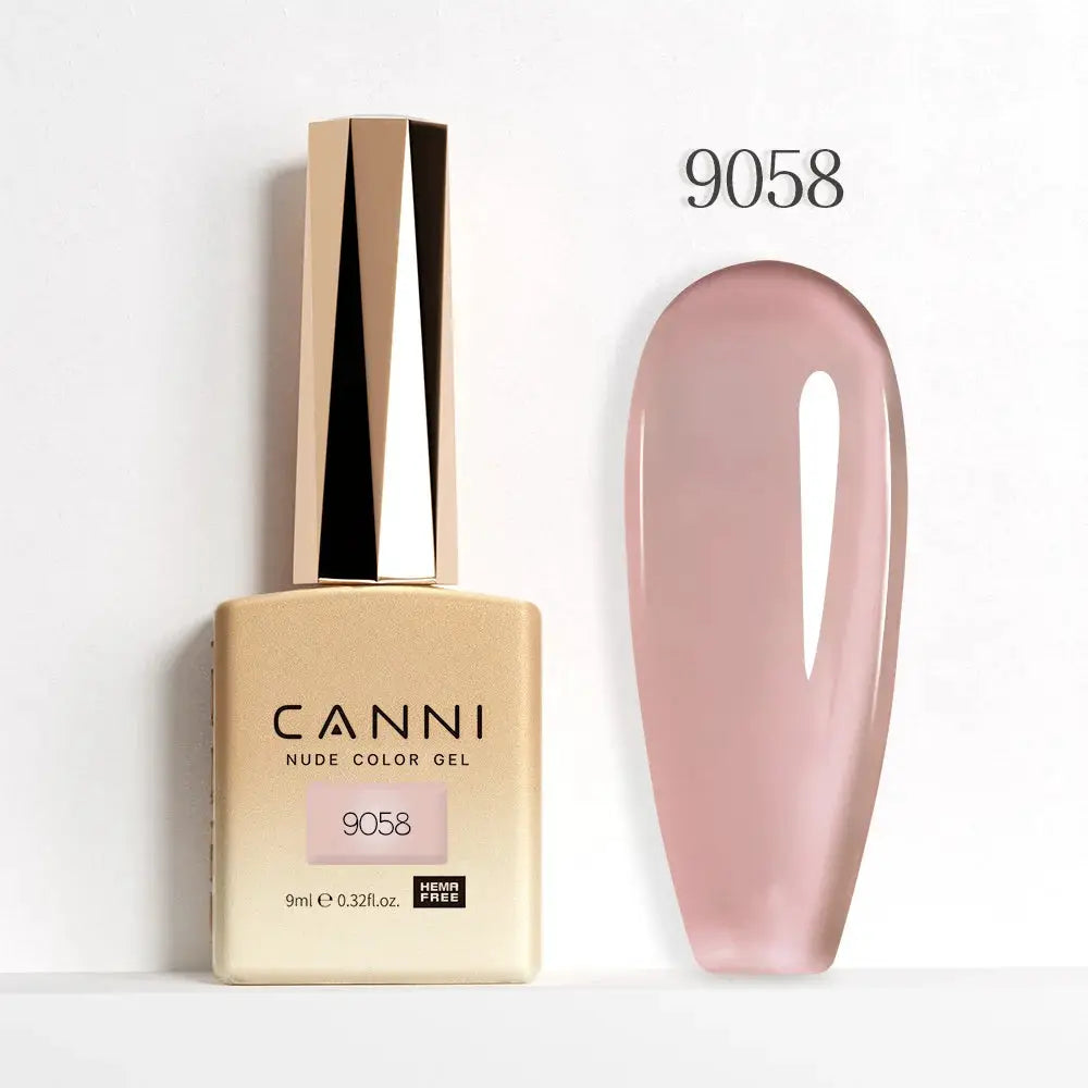 Canni Hema Free Nail Gel Polish Christmas Red Collection Semi Permanent 9ml Long Lasting Shine