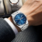PAAZOMU Luxury Quartz Men Wristwatch Stainless Steel Sport Watch With Luminous Dial Date Week 3 Bar Water Resistance