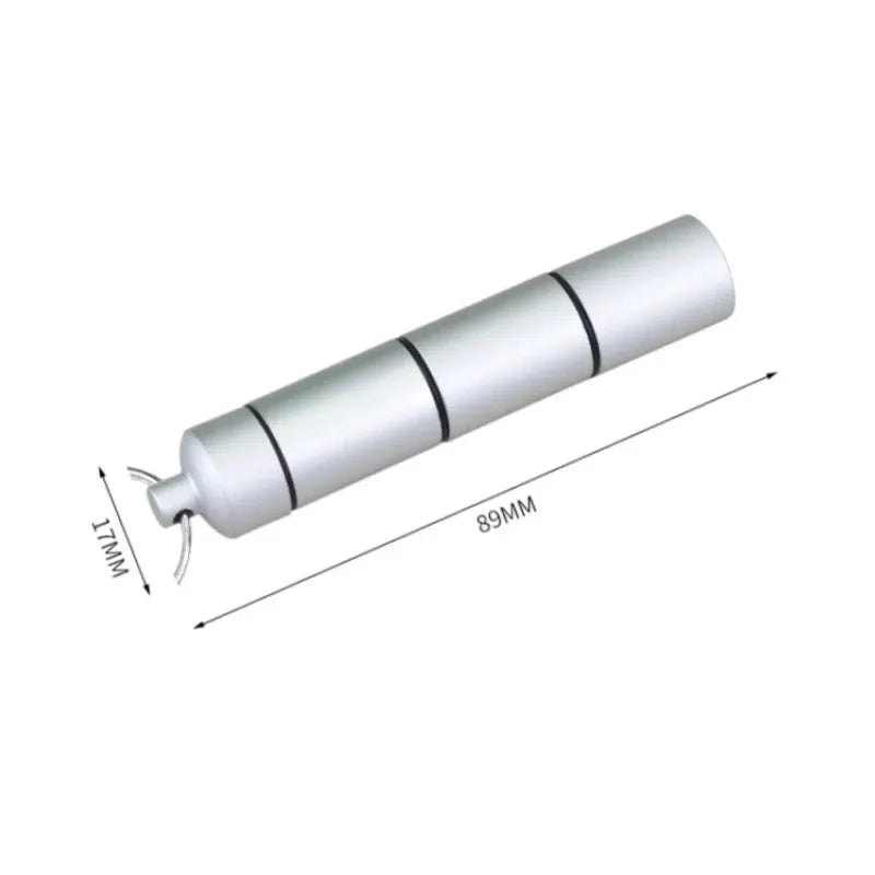 Simples Market mini portable aluminum waterproof pill box with three compartments for daily doses