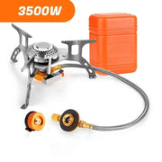 Camping Gas Stove Portable Folding Outdoor Backpacking Stove 3500W For Hiking And Picnics