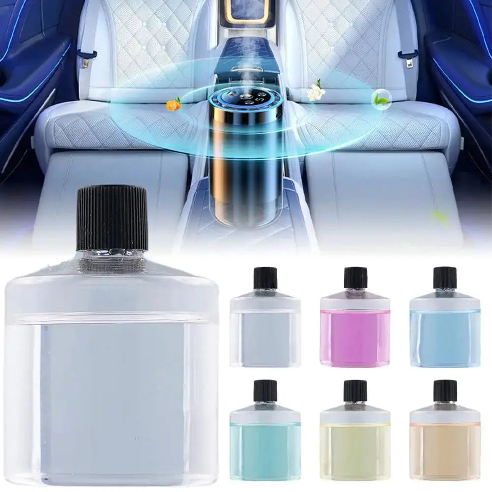 Smart Car Air Freshener With Adjustable Scent Auto Operation And Ambient Starry Light 30-50ml