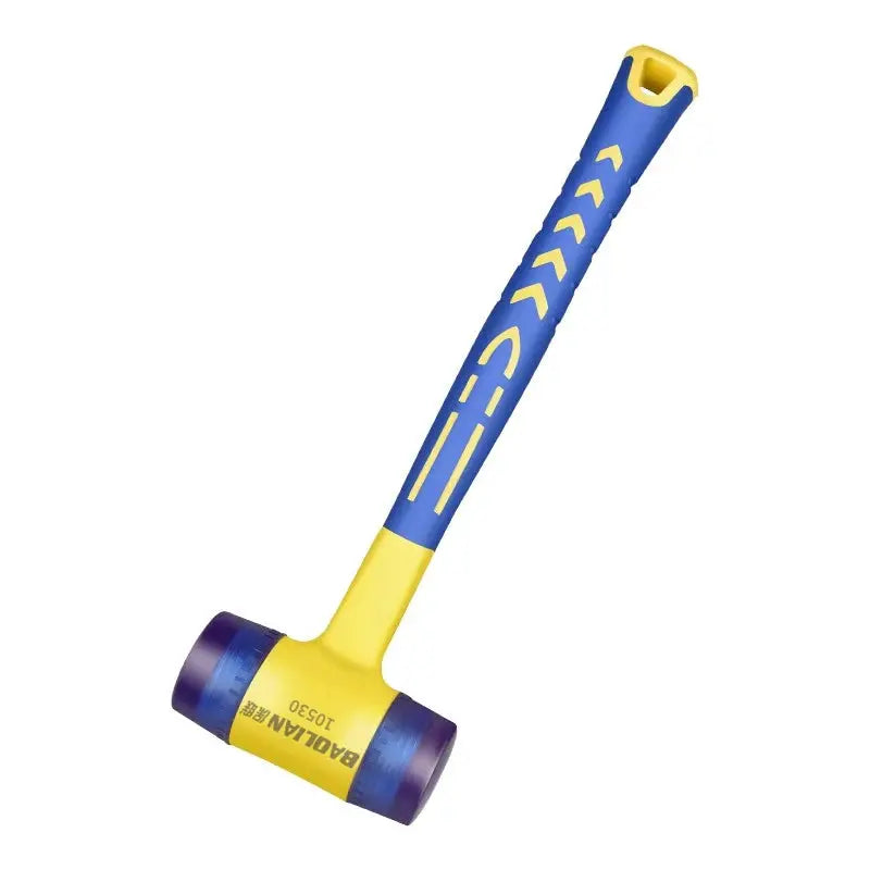 Double Headed Installation Hammer With Rubber Handle 25mm To 45mm Head Detachable Insulated Tool For Doors And Windows