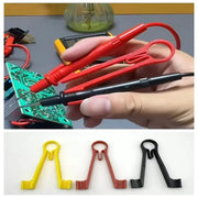 Multimeter Probe Holder for Electrical Testing and DIY Projects Tester Clamping Tool for Power Supply Maintenance