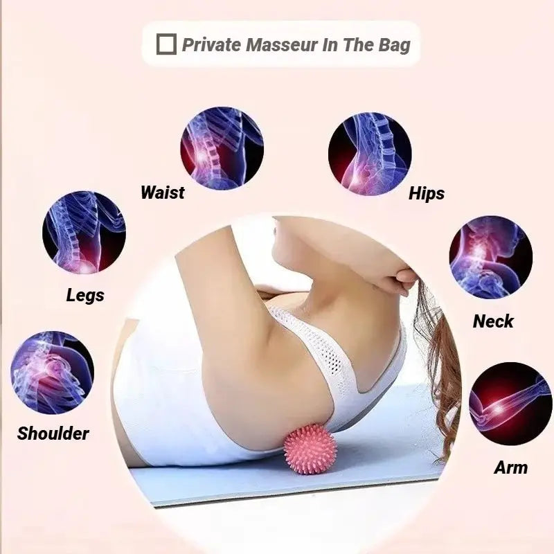 Sport Massage Ball For Myofascial Release Deep Tissue Therapy Spiky Roller For Muscle Recovery And Pain Relief