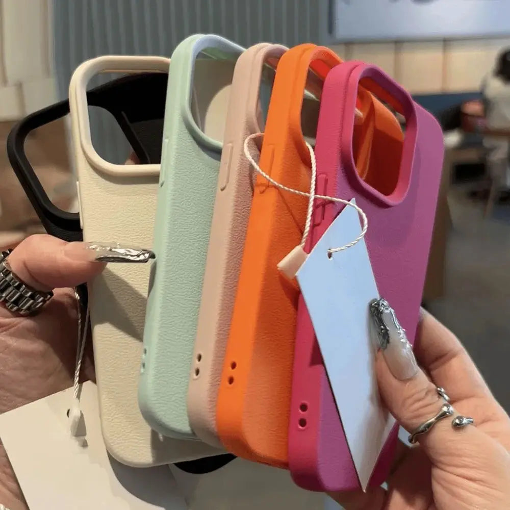 PrestigeCase Leather TPU Phone Case For iPhone 17 Pro Max And iPhone 16 15 14 13 12 Shockproof Anti Scratch