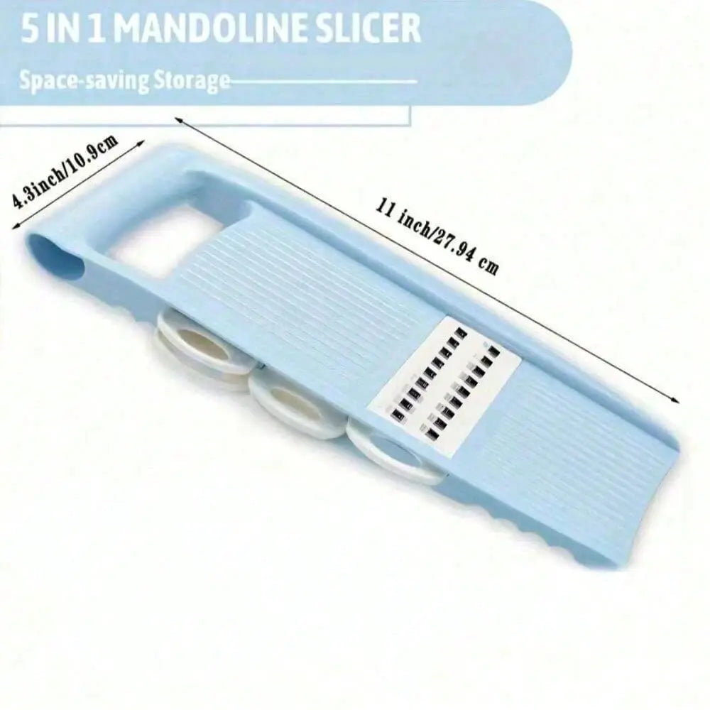 5 In 1 Vegetable Fruit Slicer Multifunctional Manual Food Grater Cutter Potato Chopper Kitchen Veggie Dicer Gadgets