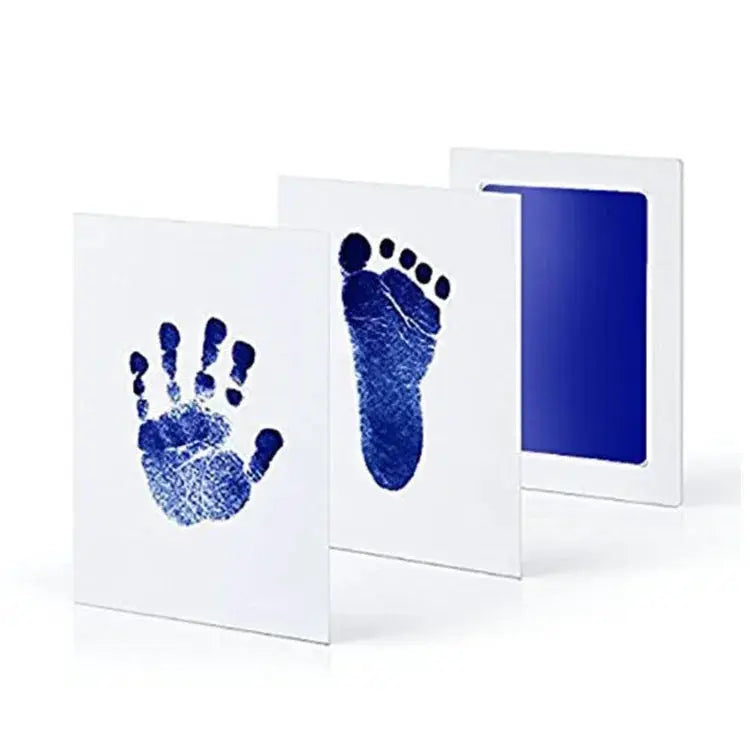 Safe Non Toxic Baby Footprint Kit Inkless No Touch Handprint For 0 To 12 Months Newborn Souvenir
