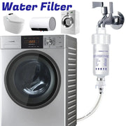 Pre-filter water filter cartridge by Simples Market, white PP cotton, heavy metal removal for washer and shower
