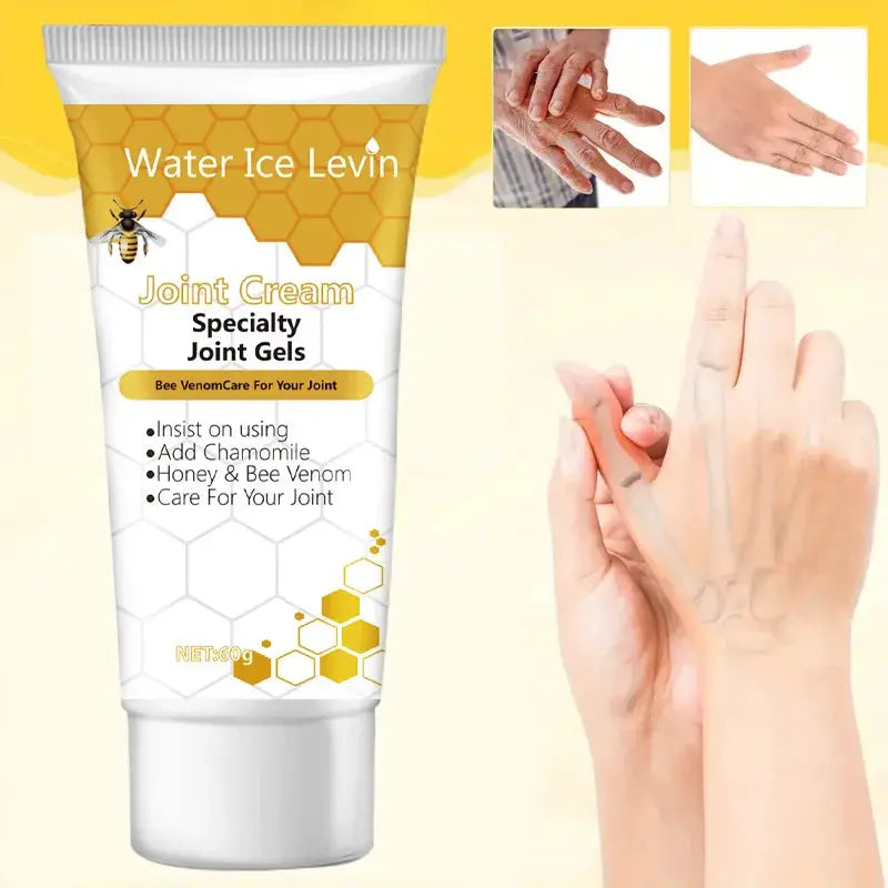BeePure Bee Venom Joint Cream For All Skin Types Hypoallergenic Soothing Moisturizer With Hyaluronic Acid And Collagen